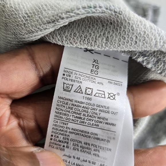 Old navy women's floral blouse size xl gray yellow color round neck 3/4  sleeves - Picture 5 of 7